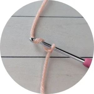 Chain Stitch: Yarn over