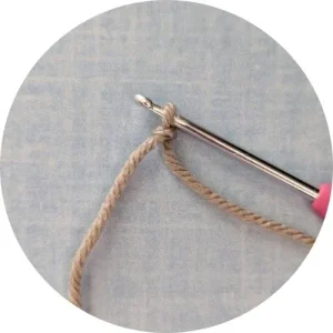 Single Crochet: Start with a slip knot