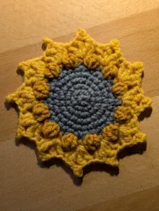 Sunflower petals finished