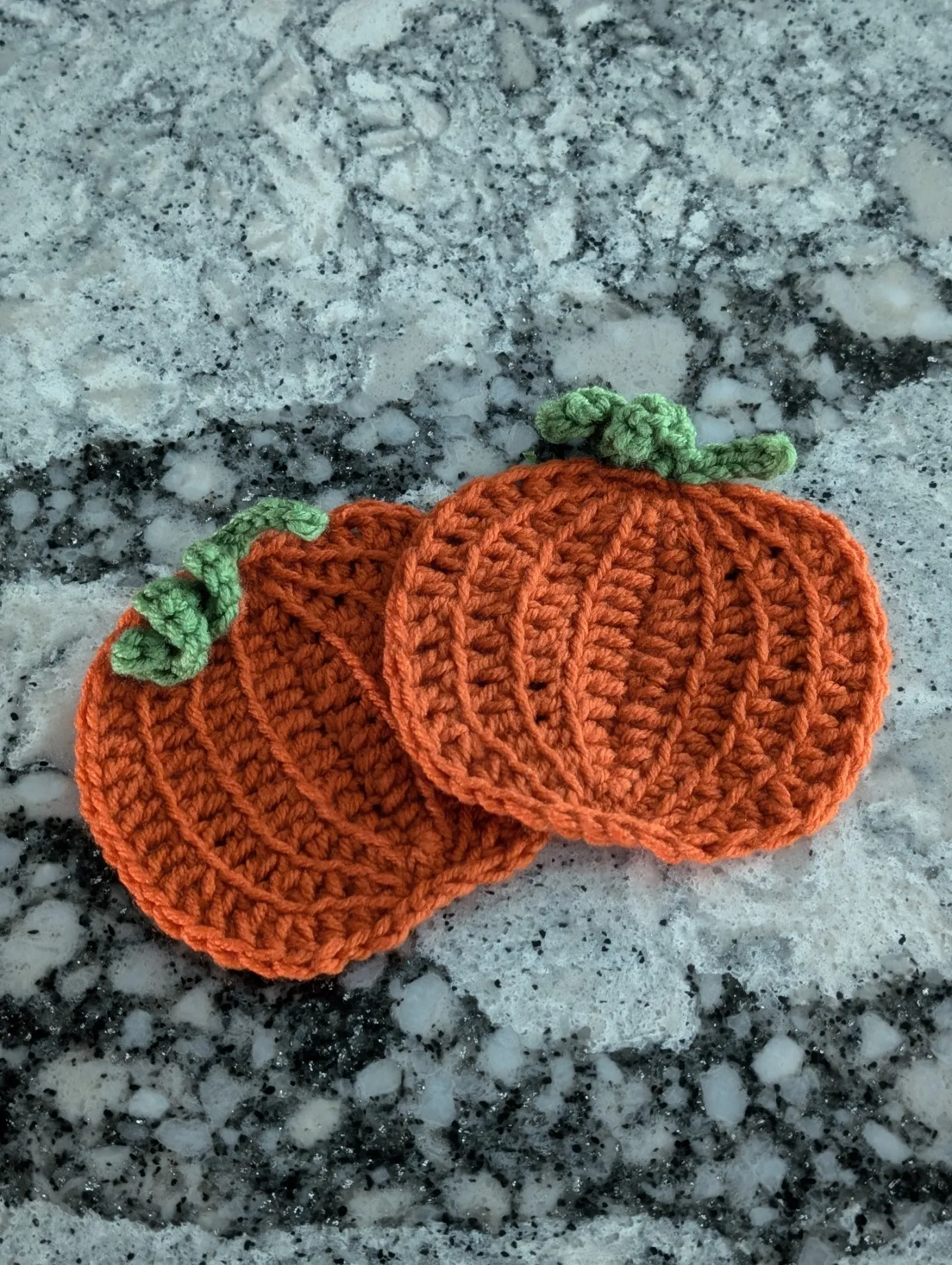 Create Cozy Crochet Pumpkin Coasters for Fall Decor